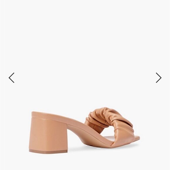 NEW Harper Mule Heeled Sandal Tan  - 8 - Picture 10 of 10